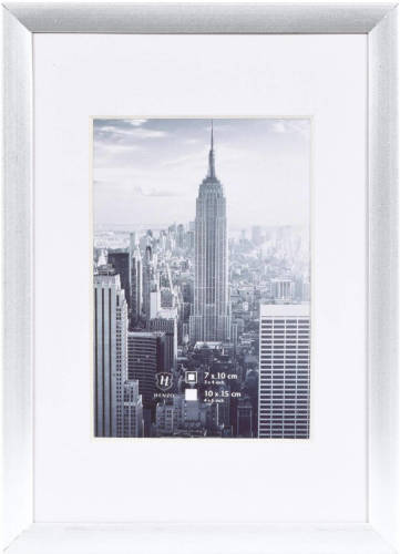 Henzo Fotolijst - Manhattan - Fotomaat 10x15 Cm - Zilver