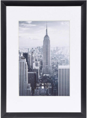 Henzo Fotolijst - Manhattan - Fotomaat 13x18 Cm - Zwart