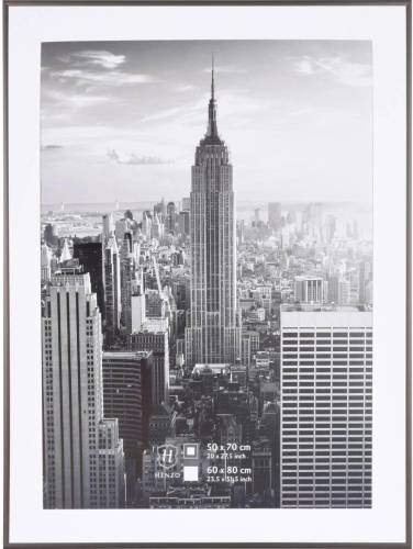 Henzo Fotolijst - Manhattan - Fotomaat 60x80 Cm - Donkergrijs