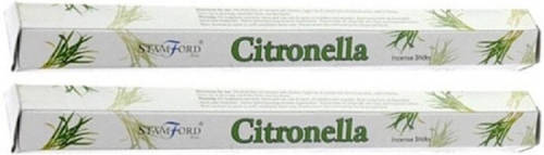 Stamford Wierook Stokjes Citronella Geur - 40x Stuks - Anti Muggen En Insecten Artikelen Geurstokjes