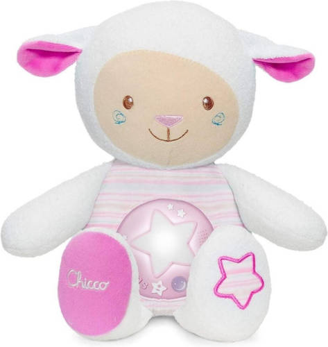 Chicco Nachtlamp Schaap Meisjes 45 Cm Polyester Wit/roze