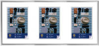 Henzo Fotolijst - Napoli Gallery - Collagelijst Voor 3 Foto's - Fotomaat 15x20 Cm - Zilver