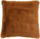 Dutch Decor Zaya - Sierkussen Unikleur Tobacco Brown 45x45 Cm