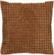 Dutch Decor Rome - Kussenhoes Uni Tobacco Brown 45x45 Cm - Bruin - Bruin