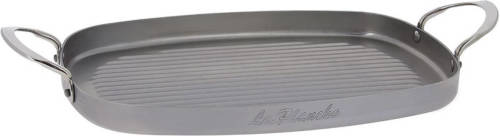 De Buyer Grillplaat Mineral B 38 X 26 Cm Staal Zilver