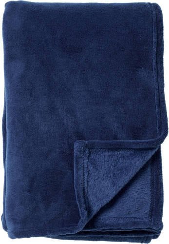 Dutch Decor Harvey - Plaid Van Fleece Insignia Blue 150x200 Cm