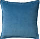 Dutch Decor Caith - Sierkussen Velvet Provincial Blue 50x50 Cm - Blauw - Blauw