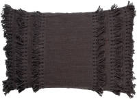 Dutch Decor Fara - Kussenhoes Van Katoen Charcoal Gray 40x60 Cm