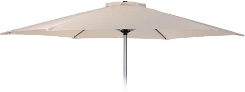 4Goodz Aluminium Parasol 270 Cm Met Opdraaimechanisme - Wit