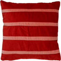 Dutch Decor Pemm - Kussenhoes Velvet Aurora Red 45x45 Cm