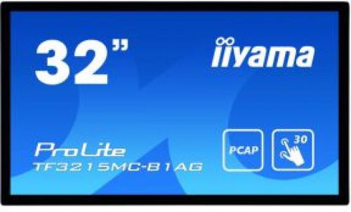 iiyama ProLite TF3215MC-B1AG touch screen-monitor 81,3 cm (32 ) 1920 x 1080 Pixels Zwart Single-touc