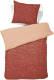 Damai Swift Dekbedovertrek - 1-persoons (140x200/220 Cm + 1 Sloop) - Katoen - Burned Red