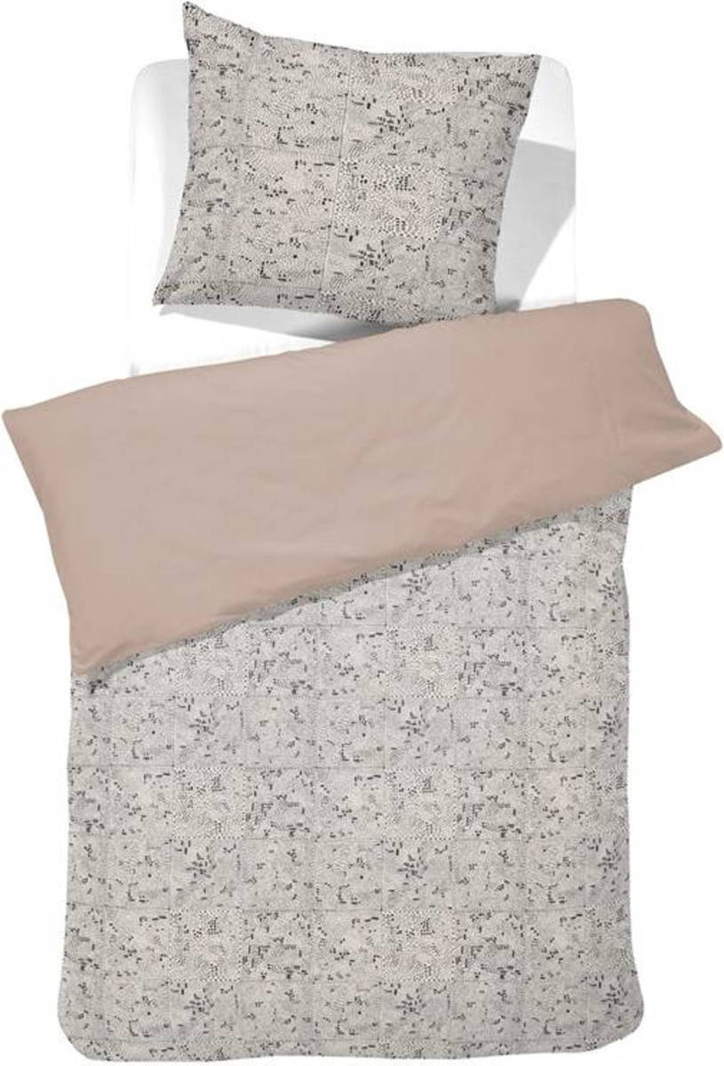 Damai Swift Dekbedovertrek - 1-persoons (140x200/220 Cm + 1 Sloop) - Katoen - Cream
