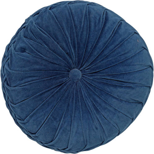 Dutch Decor Kaja - Sierkussen Rond Velvet Insignia 40 Cm