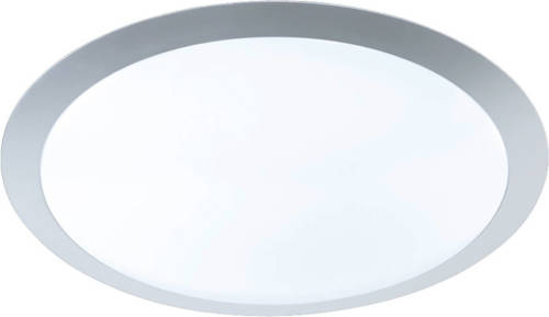 BES LED Led Plafondlamp - Plafondverlichting - Trion Ginzon - 25w - Warm Wit 3000k - Rond - Mat Titaan - Kunststof