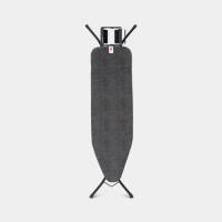 Brabantia Strijkplank B, 124x38 Cm Denim Black Met Strijkijzerhouder - Black
