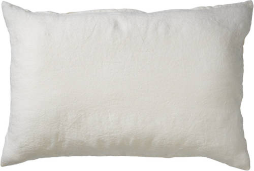 Dutch Decor Linn - Sierkussen Linnen Snow White 40x60 Cm - Wit - Wit