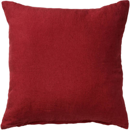 Dutch Decor Linn - Kussenhoes Linnen Merlot 45x45 Cm