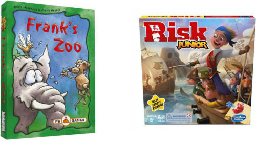 Hasbro Spellenset - Bordspel - 2 Stuks - Franks Zoo & Risk Junior