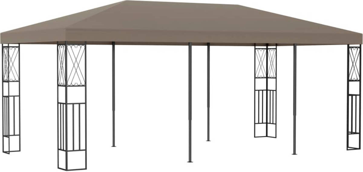 VidaXL Prieel 6x3 M Stof Taupe
