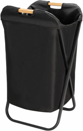 Wenko Wasmand Loft 41 X 71 X 42 Cm Rvs/polyester Zwart