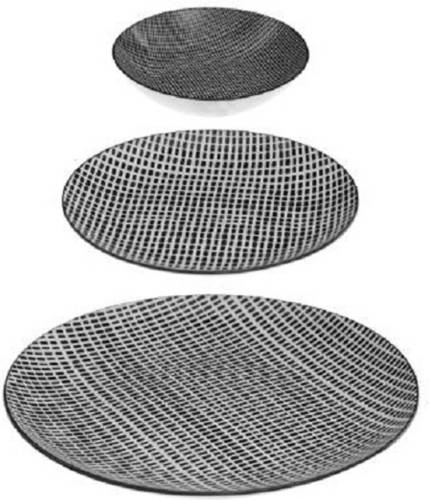 4Goodz Porseleinen Servies 6 Persoons 18 Delig - Bohemia Square