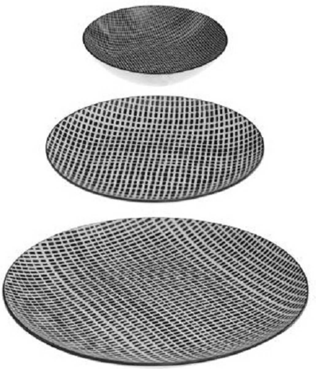 4Goodz Porseleinen Servies 6 Persoons 18 Delig - Bohemia Square