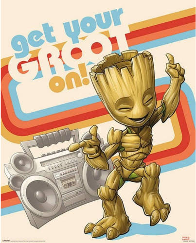Pyramid Guardians Of The Galaxy Vol 2 Get Your Groot On Poster 40x50cm