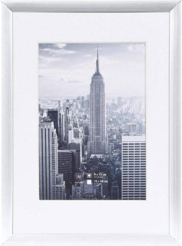 Henzo Fotolijst - Manhattan - Fotomaat 13x18 Cm - Zilver