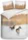 Heckett & Lane Dekbedovertrek Mayer - Sunset Beige - 2-persoons 200x200/220 Cm