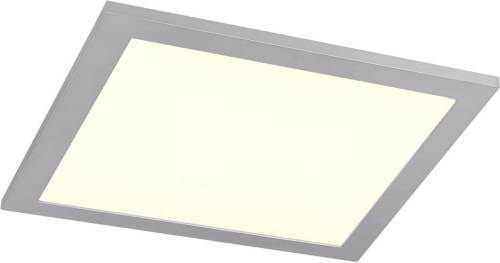 BES LED Led Plafondlamp Wiz - Smart Led - Trion Alineon - Slimme Led - Dimbaar - Aanpasbare Kleur - 15w - Mat Titaan - Vierkant