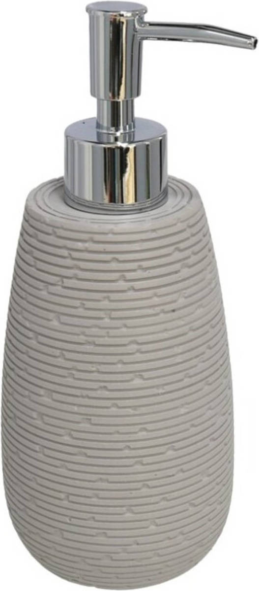 Gerimport Zeeppomp 280 Ml 8 X 8 X 19 Cm Hars Grijs/zilver