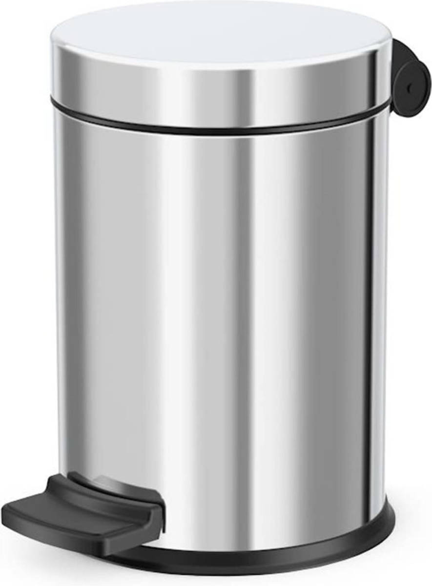 Hailo Pedaalemmer Solid S 3 L Roestvrij Staal