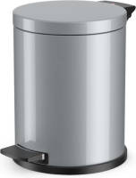 Hailo Pedaalemmer Solid M 12 L Zilverkleurig
