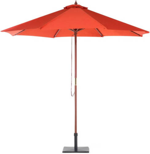 Beliani Toscana - Parasol-rood-polyester