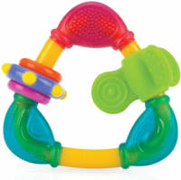 Nuby Bijtring Driehoek Hard/zacht 11 Cm Siliconen