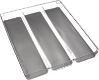 Decopatent ® Bestekbak 3 Vaks - Besteklade Organizer - Anti Slip Inleg