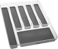 Decopatent ® Bestekbak 6 Vaks - Besteklade Organizer - Anti Slip Inleg