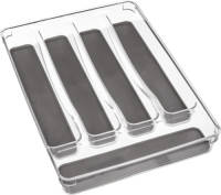 Decopatent ® Bestekbak 5 Vaks - Besteklade Organizer - Anti Slip Inleg