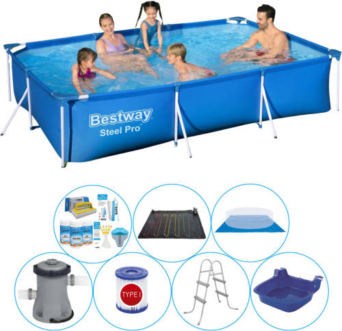 Bestway Steel Pro Rechthoekig 300x201x66 Cm - 8-delig - Zwembad Deal