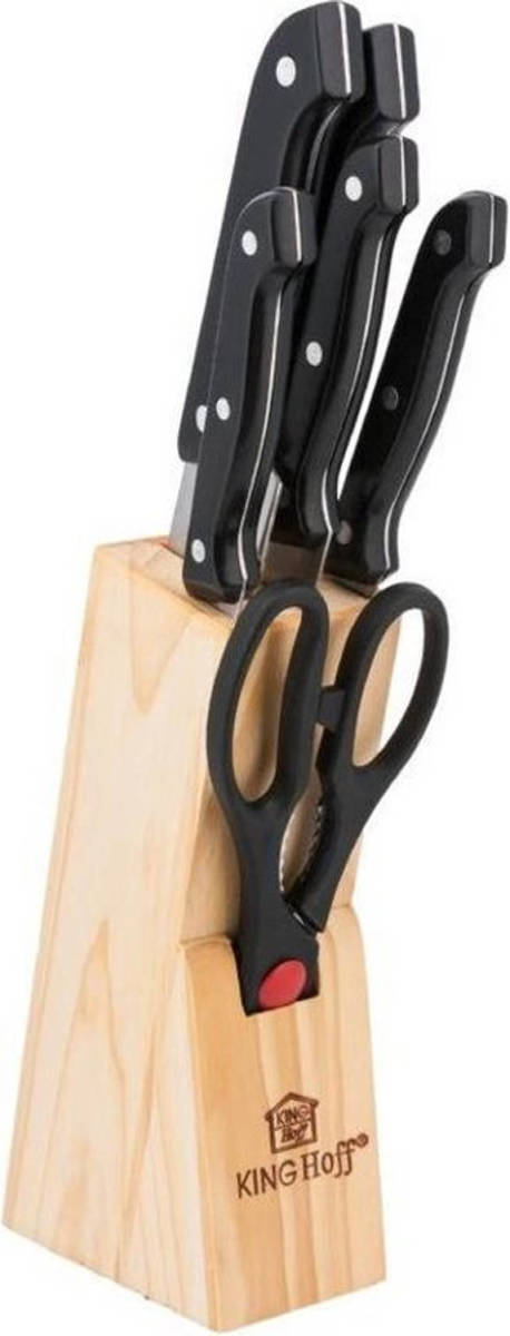 KINGHOFF Messenblok - 7 Delig - Rvs