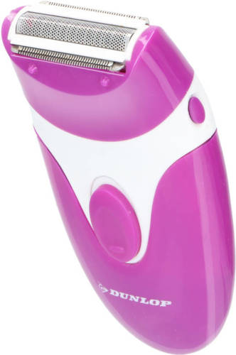 Dunlop Ladyshave -Scheerapparaat Voor Vrouwen - Afgerond Scheerblad - Op Batterijen (2xaaa Excl.)