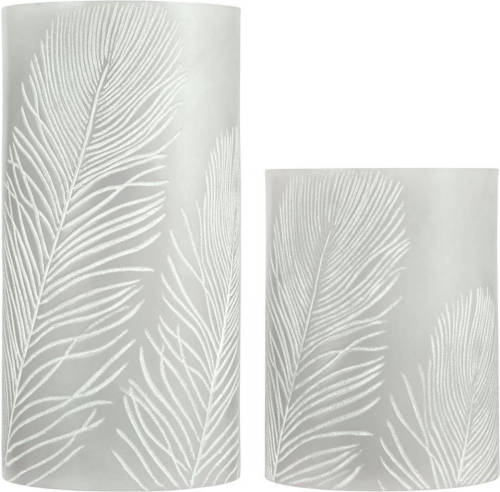 Pauleen Cosy Feather Led-kaarsen Wax - 2 Stuks