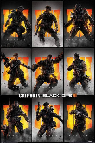 Pyramid Call Of Duty Black Ops 4 Characters Poster 61x91,5cm