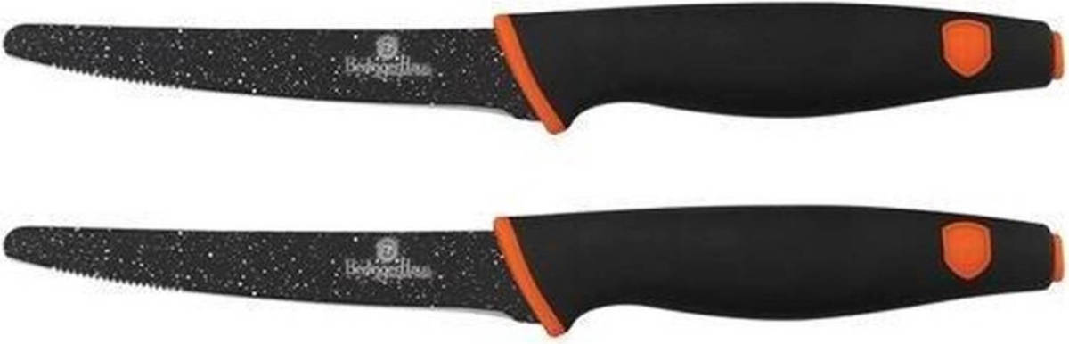 BerlingerHaus Berlinger Haus - 2303 -2-delige Steakmessenset Met Marmeren Coating - Granit Diamond Line