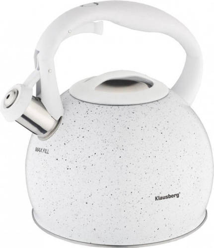 Klausberg Kb-7265 Fluitketel - 3l ? Rvs ? Alle Warmtebronnen