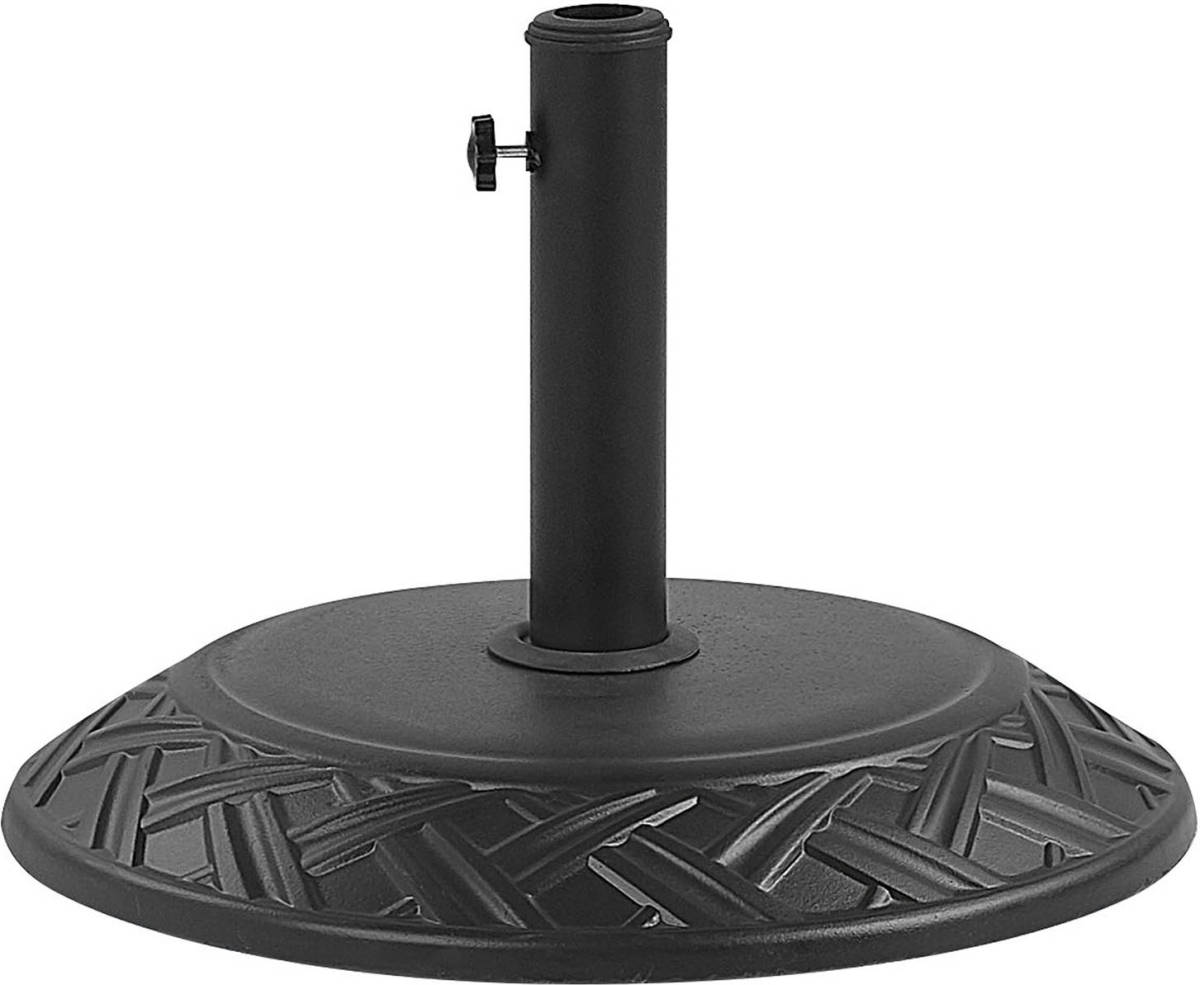 Beliani Capaci - Parasolvoet-zwart-beton