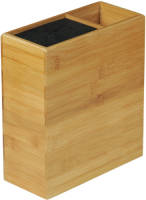 Decopatent Fsc® Bamboe Houten - Messenblok Zonder Messen - Messenhouder Met Vak