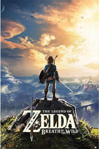 Pyramid The Legend Of Zelda Breath Of The Wild Sunset Poster 61x91,5cm