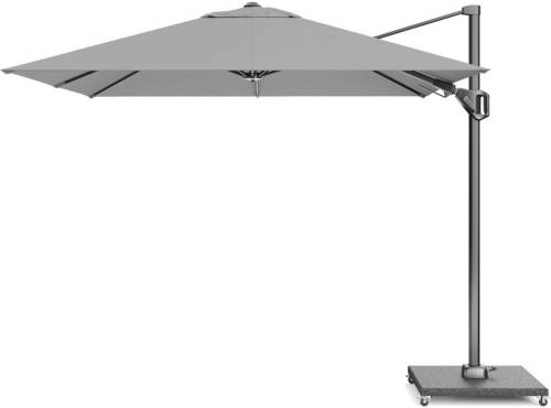 Platinum Voyager Vierkante Zweefparasol T2 2,7x2,7 M. - Light Grey